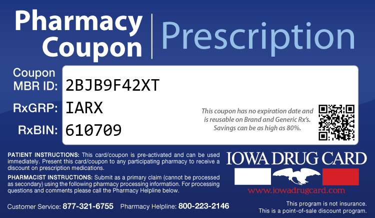Iowa Drug Card - Free Prescription Drug Coupon Card